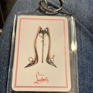 Christian Louboutin Keychain with Artistic Design